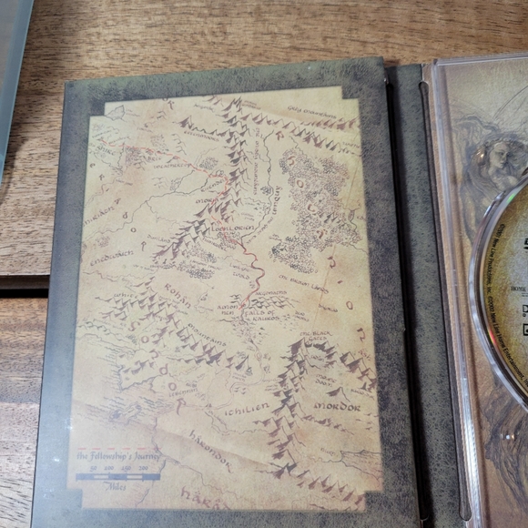 Lord of the rings fellowship of the ring 4 dvd set in box - Picture 8 of 11